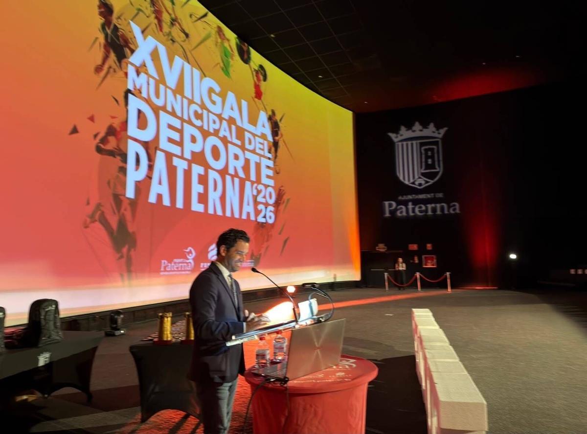 Paterna reconoce el talento y la constancia de sus deportistas en la XVII Gala del Deporte 2026. El alcalde Juan Antonio Sagredo