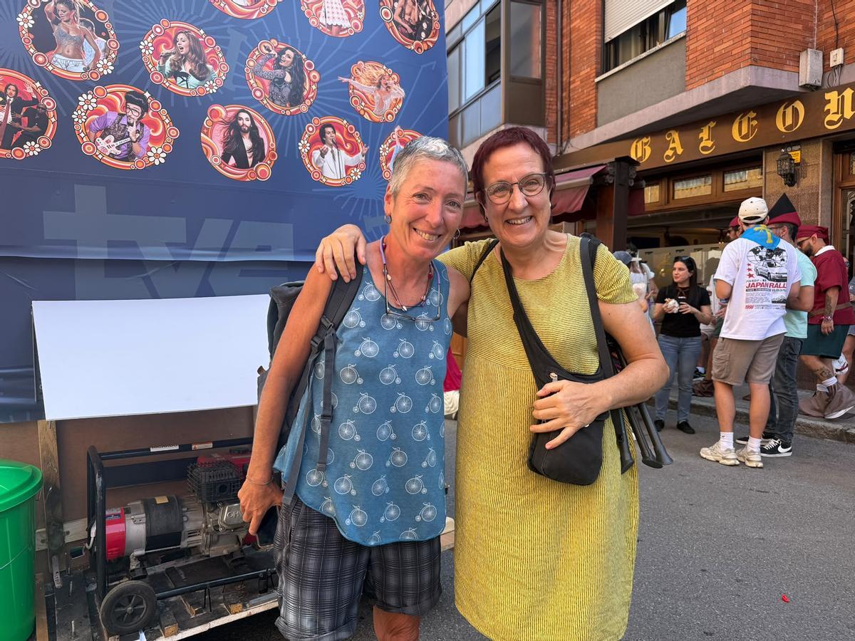 Begoña Ode y Ana Guasch, de Donosti y Pamplona.