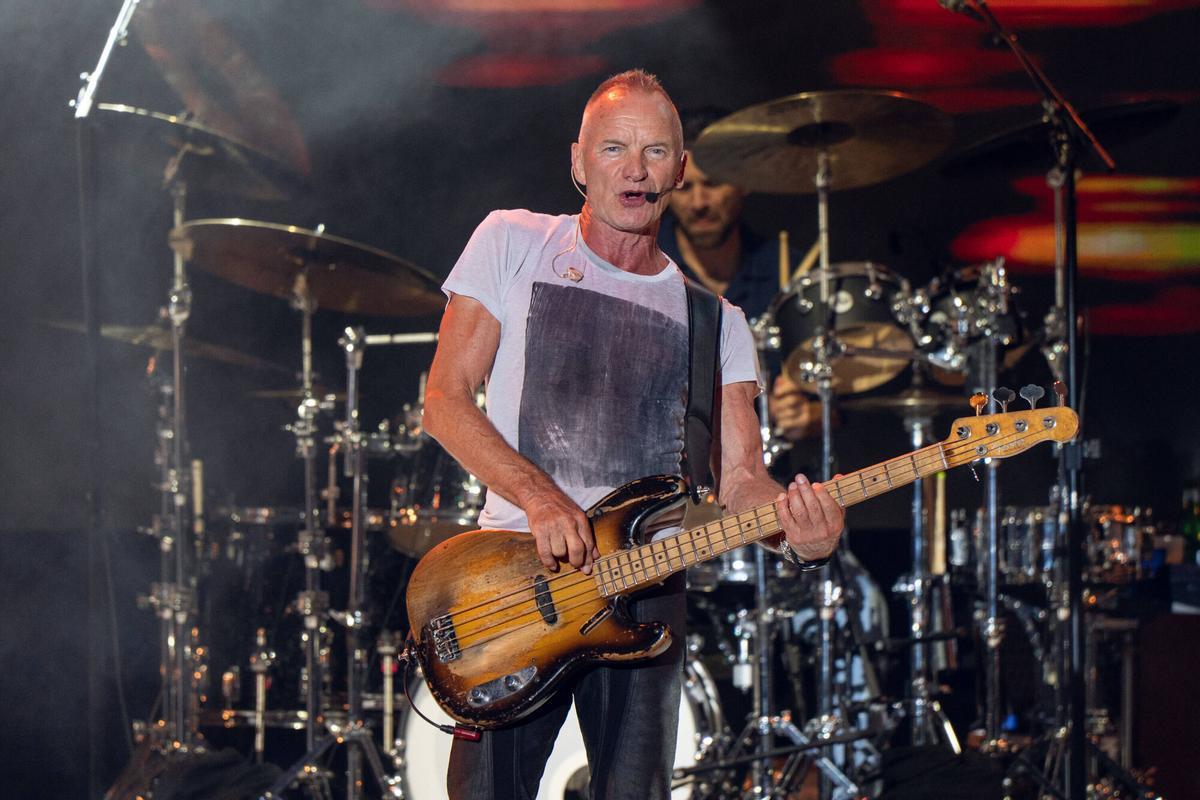 Concierto de Sting en Les Nits d'Occident celebrado en los jardenes del Palau de Pedralbes Concierto de Sting en Les Nits d'Occident celebrado en los jardenes del Palau de Pedralbes