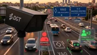 La DGT estrena los primeros radares de ocupación: multarán a quienes viajen solos en carriles VAO