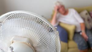 Los ventiladores, un recurso para atenuar la sensación de calor.