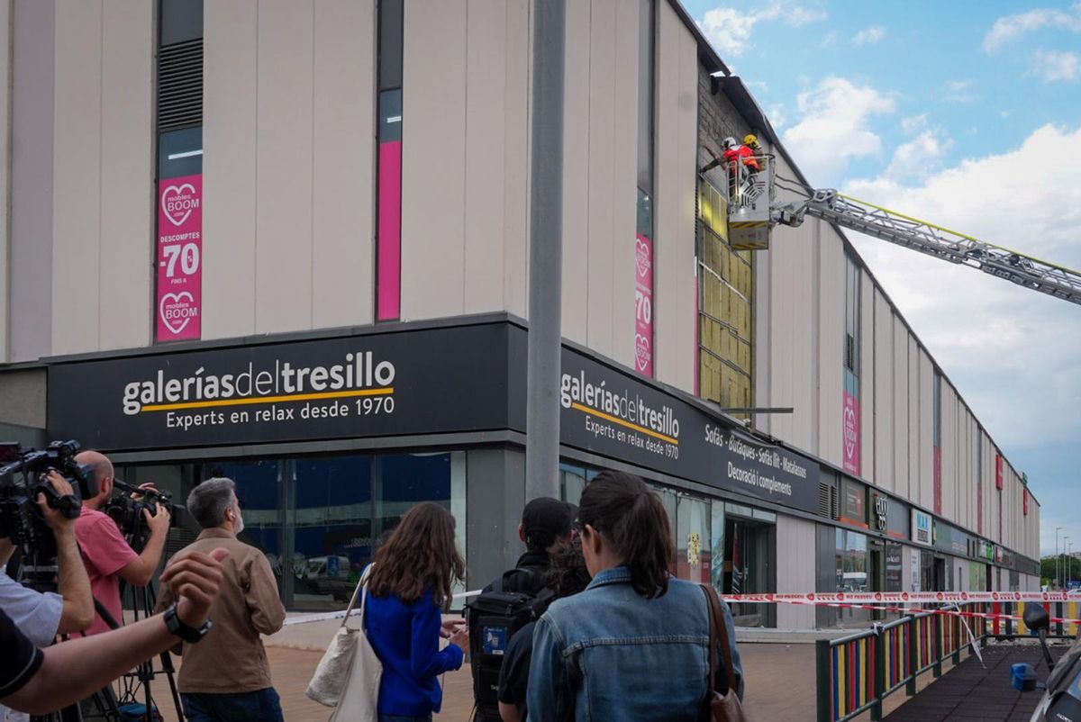 Derumbe en el Centro Comercial de Sabadell deja un muerto