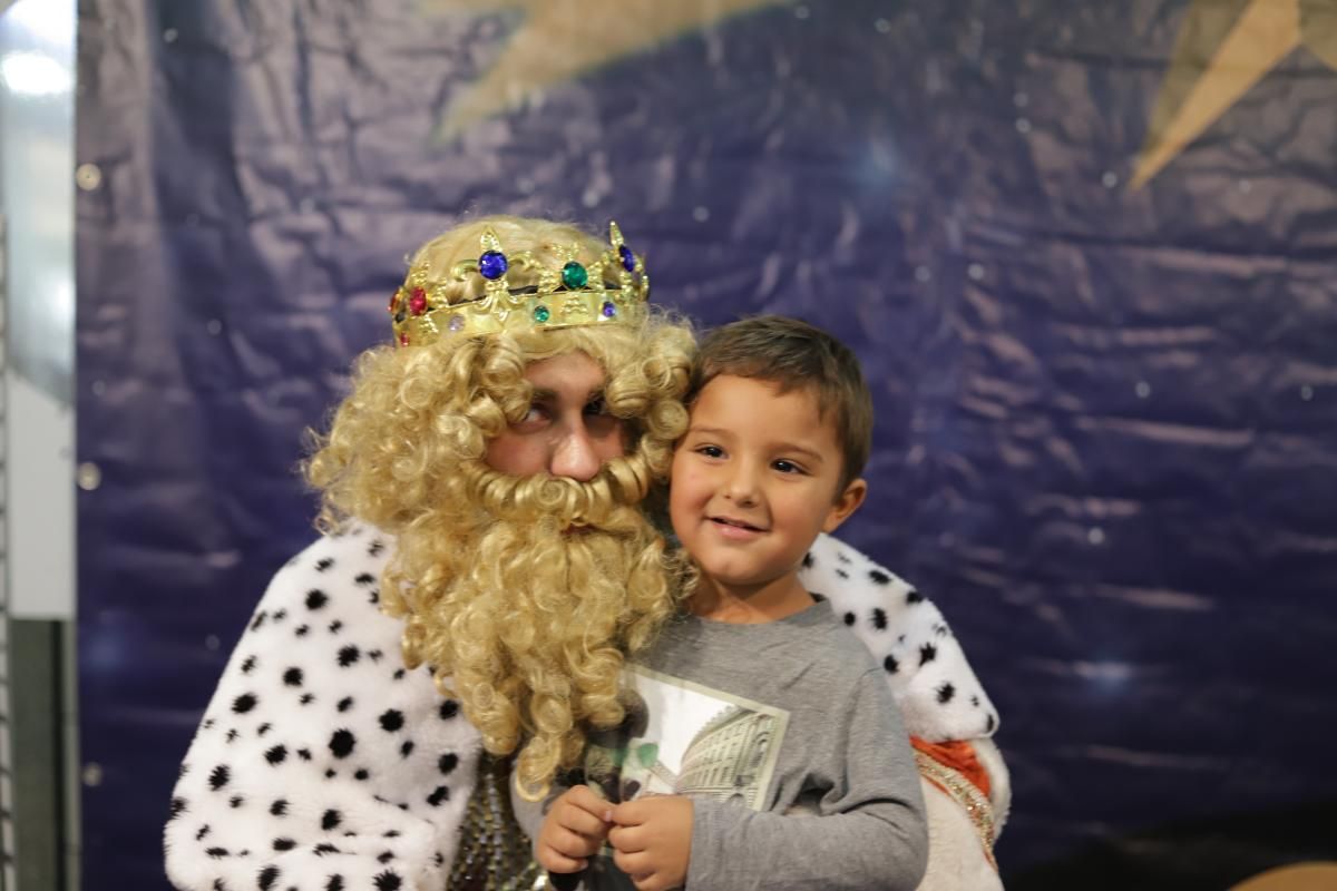 Fotos con los Reyes Magos realizadas el 4 de enero de 2018