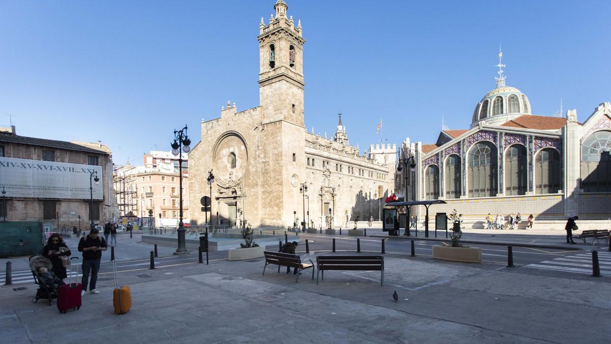 Aspecto de la plaza de Brujas