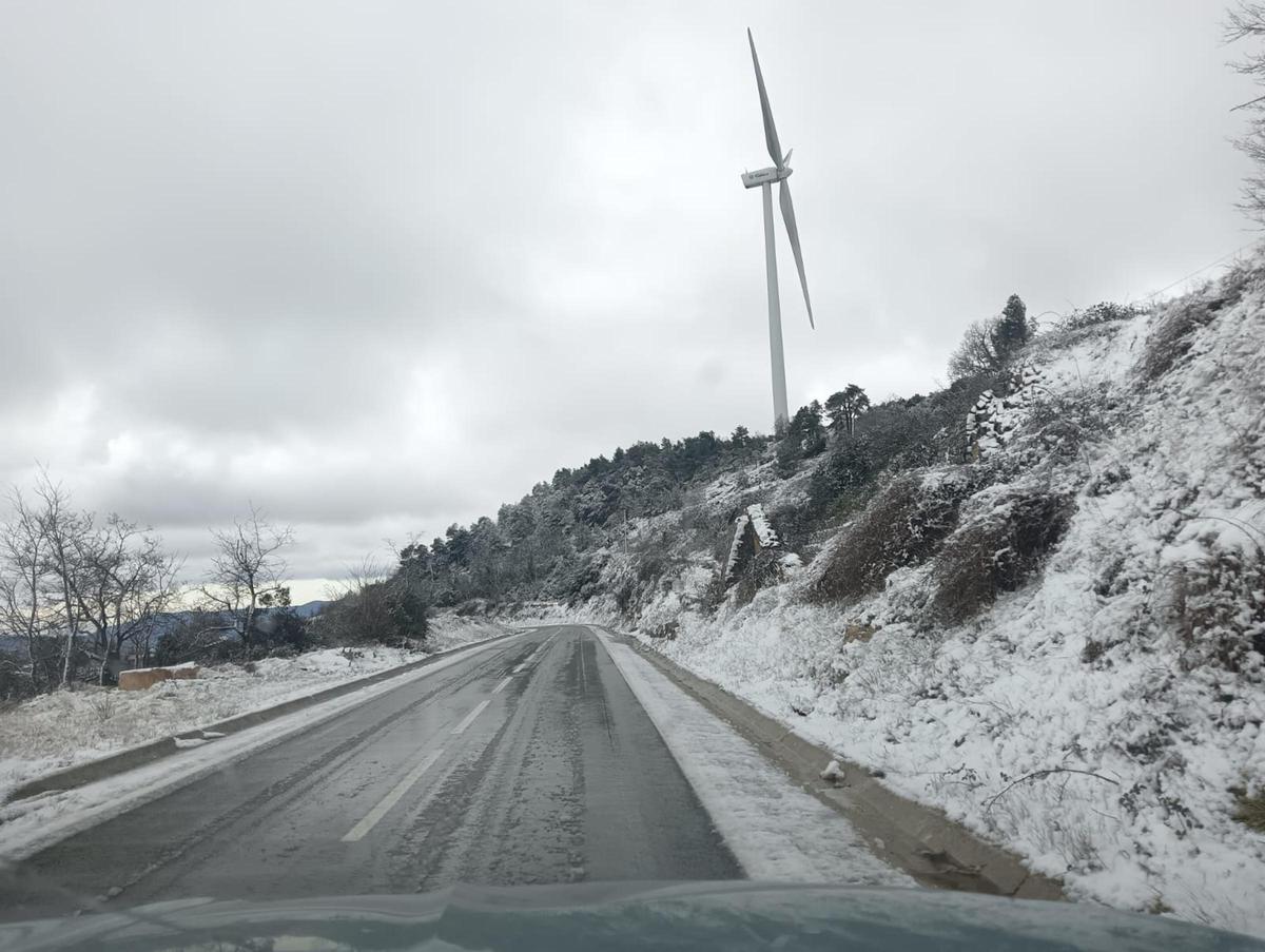 Cataluña, cubierta de blanco por la nieve