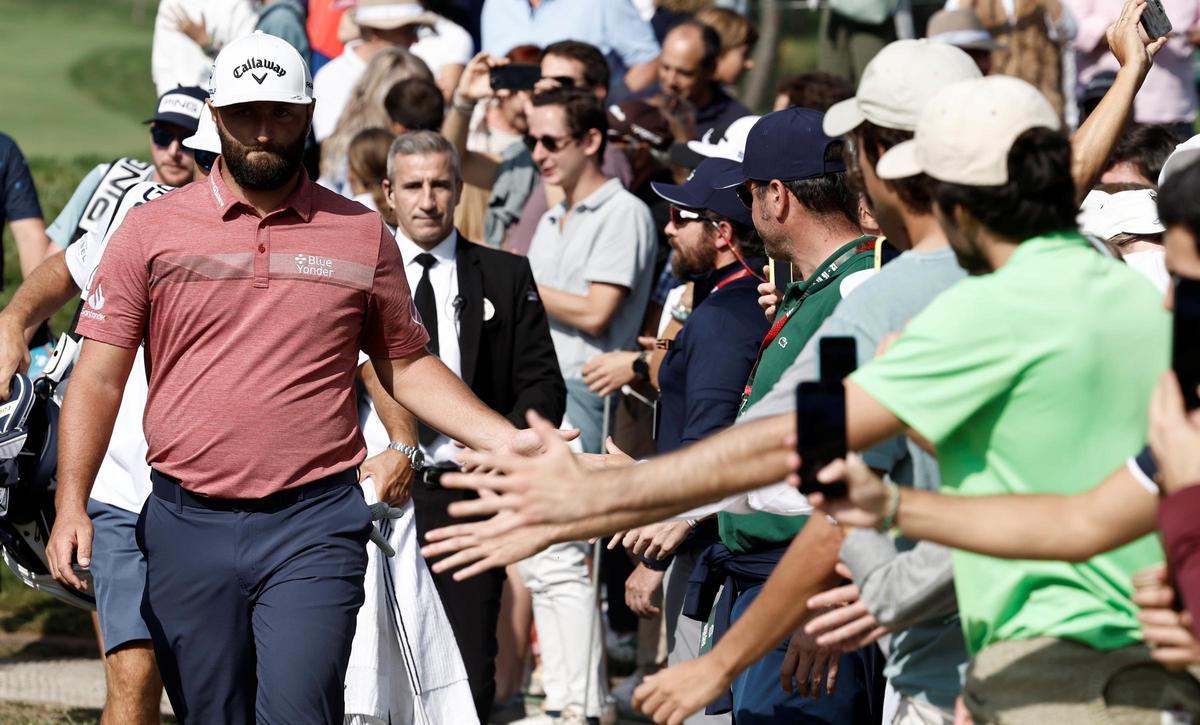 Jon Rahm contó con la mayoría de la atención en el Open de España