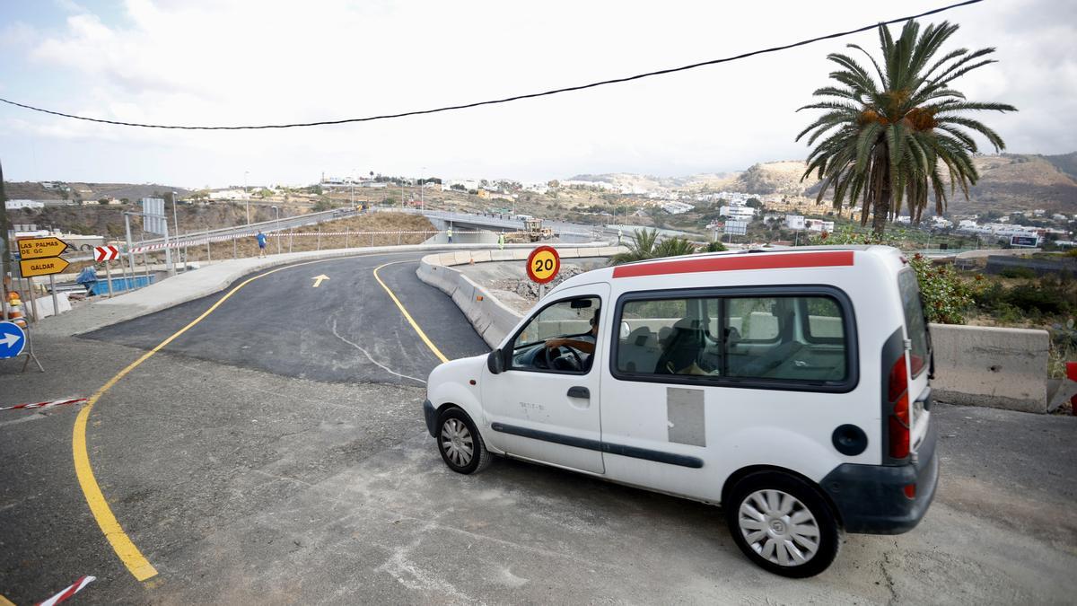 Obras Públicas pone en servicio la nueva conexión del casco de Arucas con la Circunvalación.