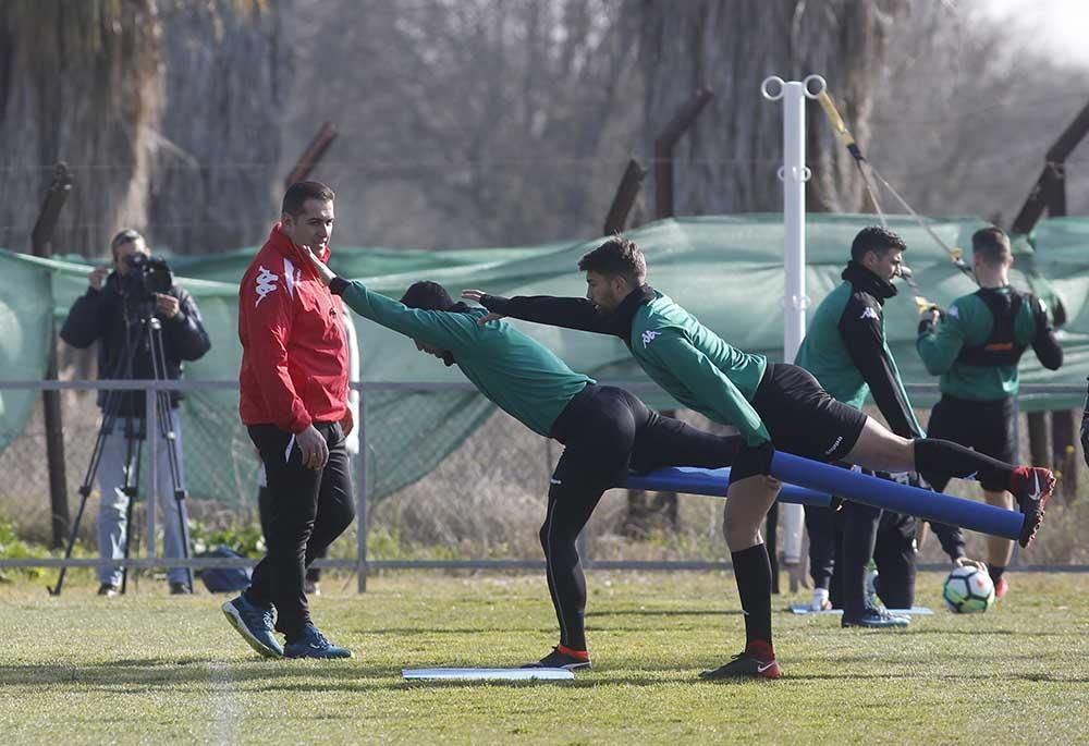 Primer entrenamiento de  Sandoval