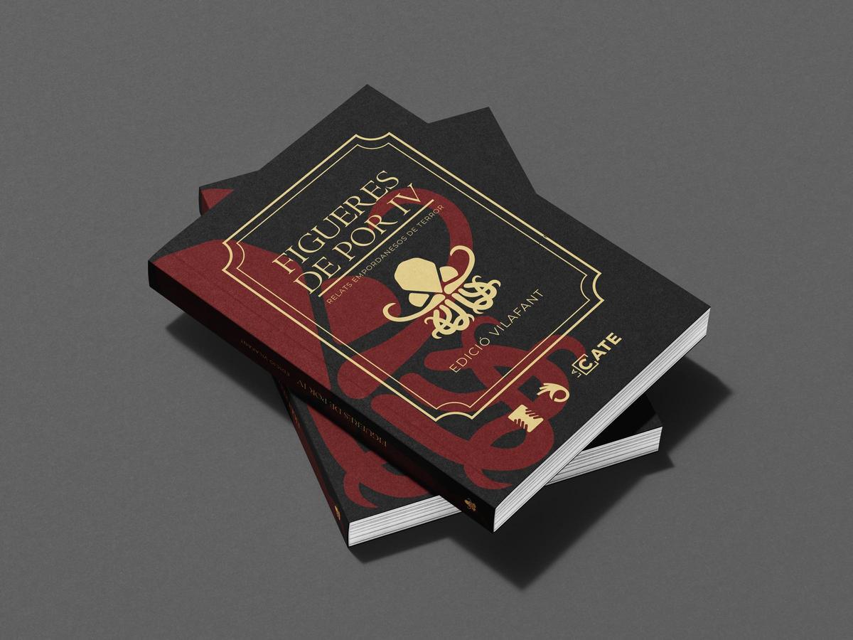 Imatge del quart llibre de relats del Figueres de por. Edició Vilafant.