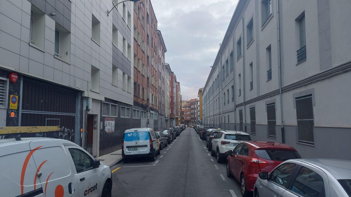 Una vista de la calle Los Ángeles, donde sucedieron los hechos.