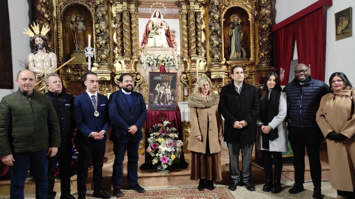 Acto de presentación del cartel de Semana Santa de Aguilar.