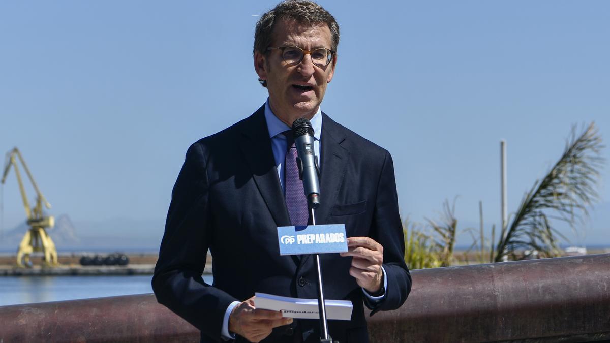 El presidente del PP, Alberto Núñez Feijóo.