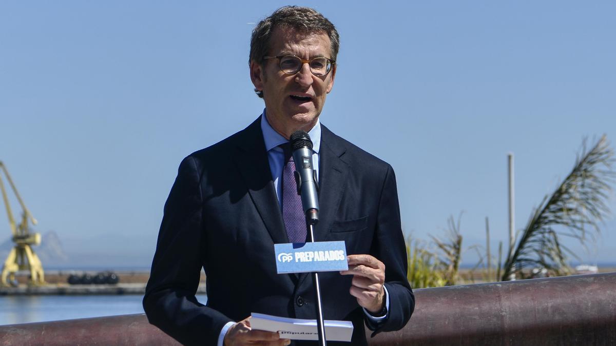 El presidente del PP, Alberto Núñez Feijóo.