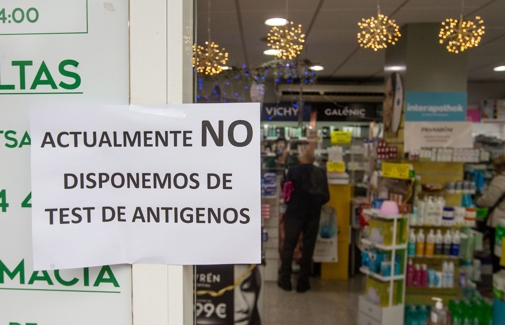 Escasez de test de antígenos en Alicante