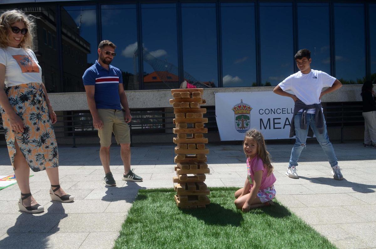 La fiesta de las familias celebrada en Meaño.