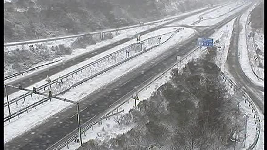Nieva en Sanabria | Así está el paso de Padornelo esta mañana
