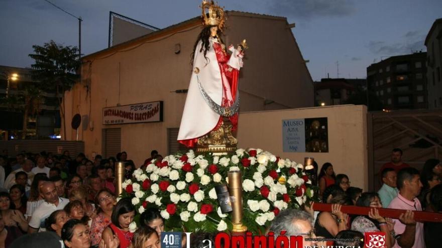 El coronavirus lleva a anular la procesión de la Virgen del Cisne en Lorca