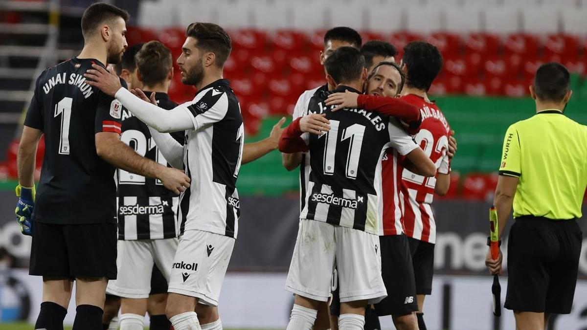 Athletic y Levante, tras el partido de ida de la eliminatoria