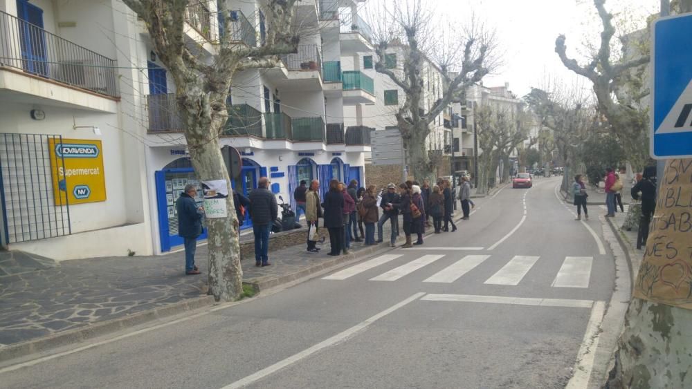 Cadaqués ajorna la tala dels plataners