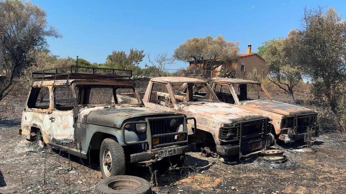 Vídeo: Imatges aèries, de l'equip de drons de la unitat de Mitjans Aeris, de l'incendi forestal de la Bisbal d'Empordà