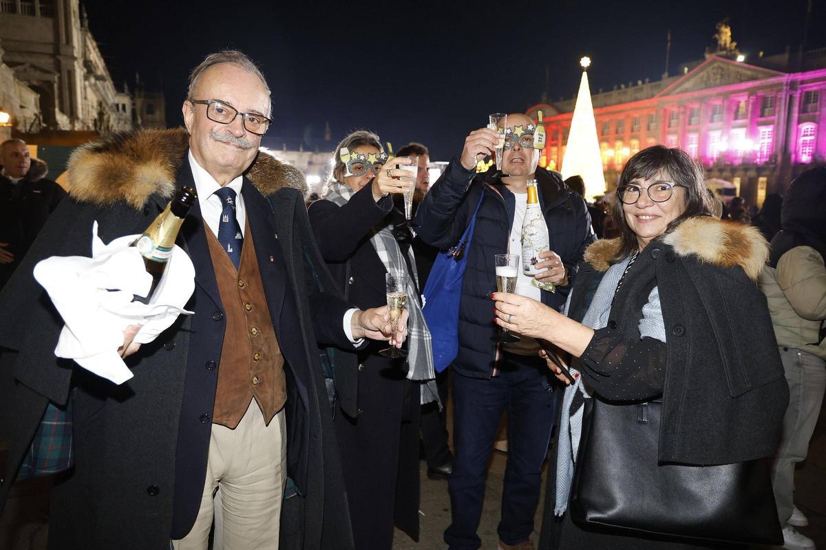 Santiago festeja la llegada del Año Nuevo