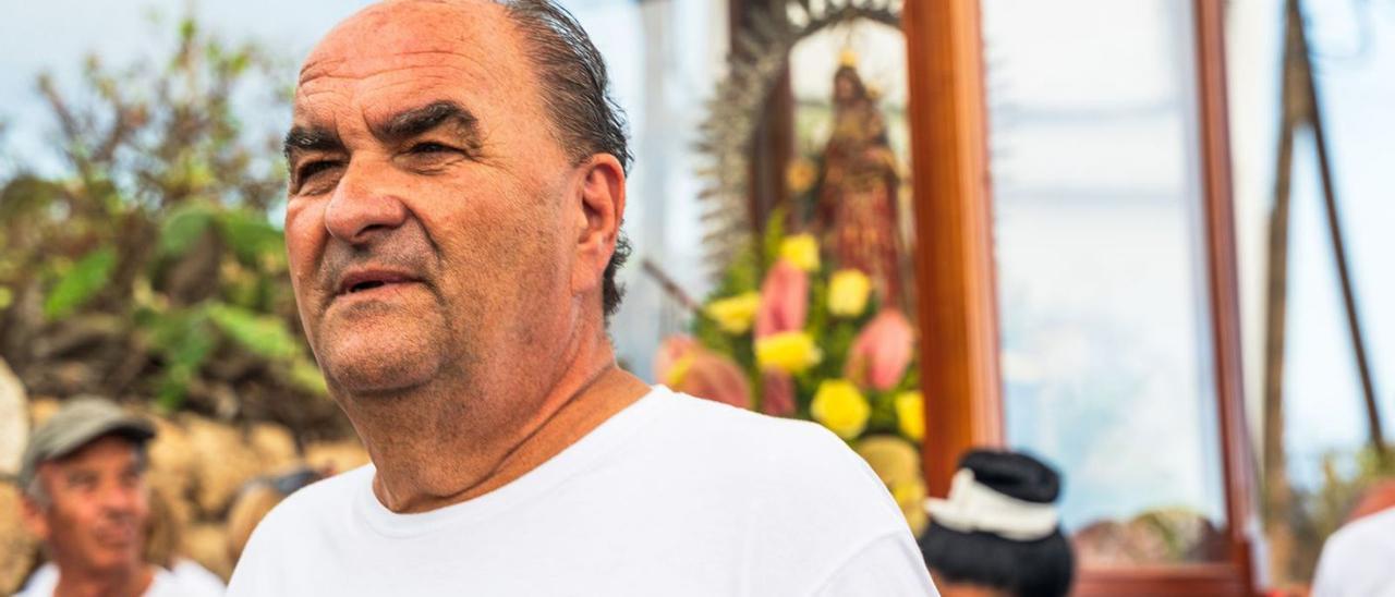 Juan José Armas, concejal de CC y uno de los impulsores de la peregrinación de la Virgen de Abona.