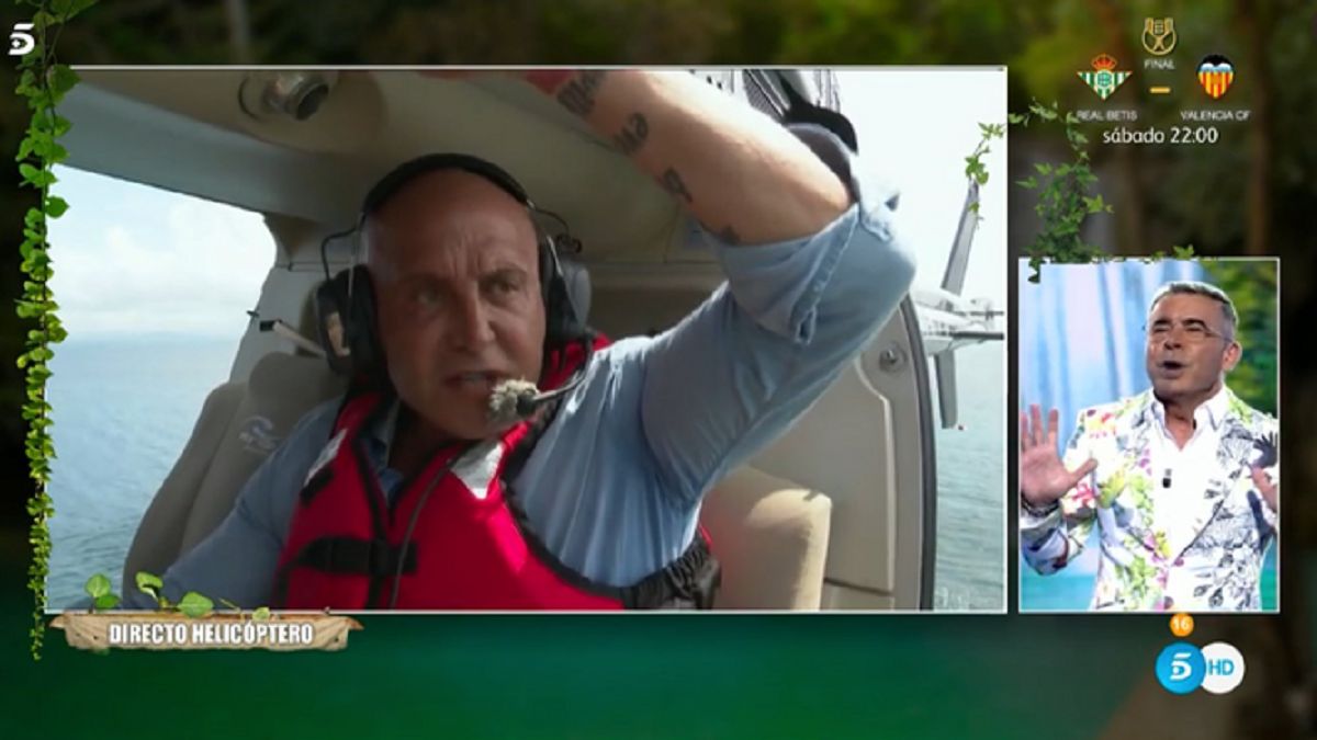 Kiko Matamoros se vuelve viral por su salto desde el helicóptero de 'Supervivientes'