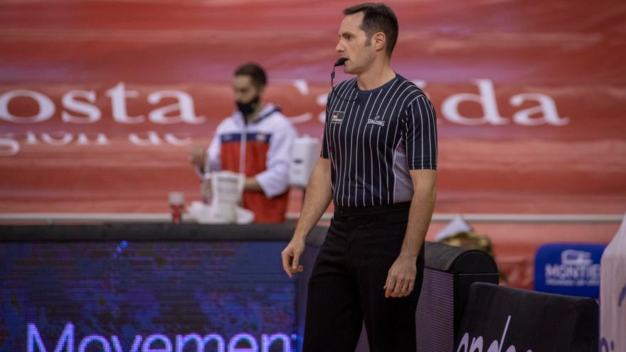 El árbitro Luismi Castillo estará en el Eurobasket 2022
