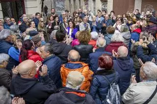 Numerosas concentraciones de militantes socialistas en apoyo al presidente Sánchez