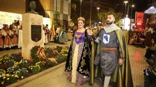 Los tres aspirantes a ostentar el cargo de Rei d'Armes dels Cavallers de la Conquesta de Castelló