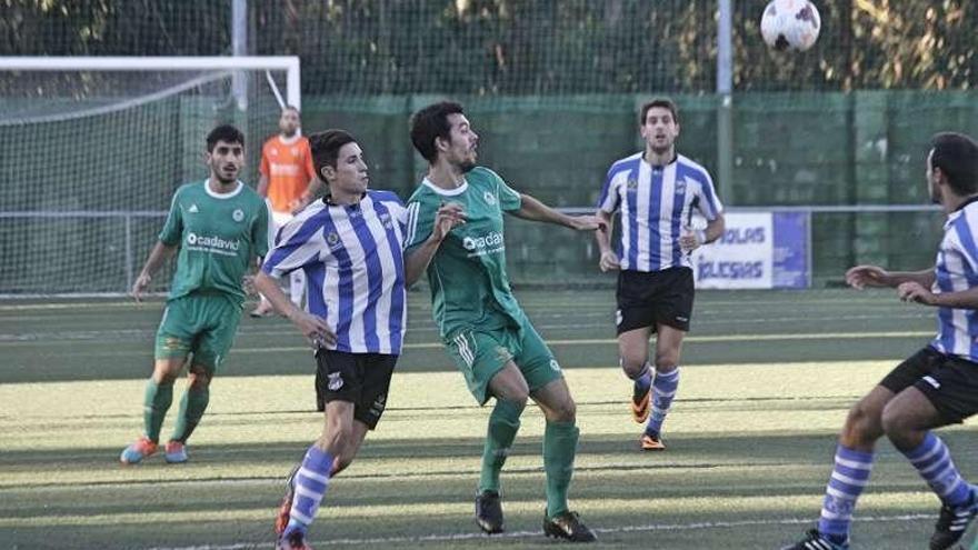 Una acción del duelo entre Bahía y Arenteiro. // Santos Álvarez