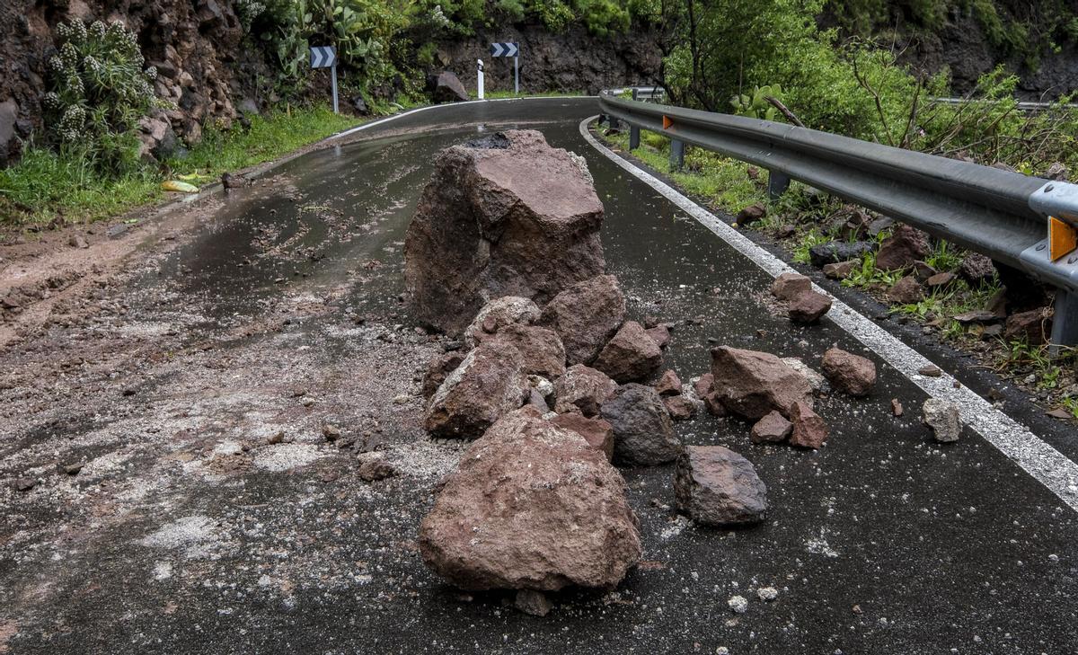Recorrido presas de Gran Canaria temporal Therese. Acusa, caideros y presa de Acusa Recorrido presas de Gran Canaria temporal Therese. Acusa, caideros y presa de Acusa