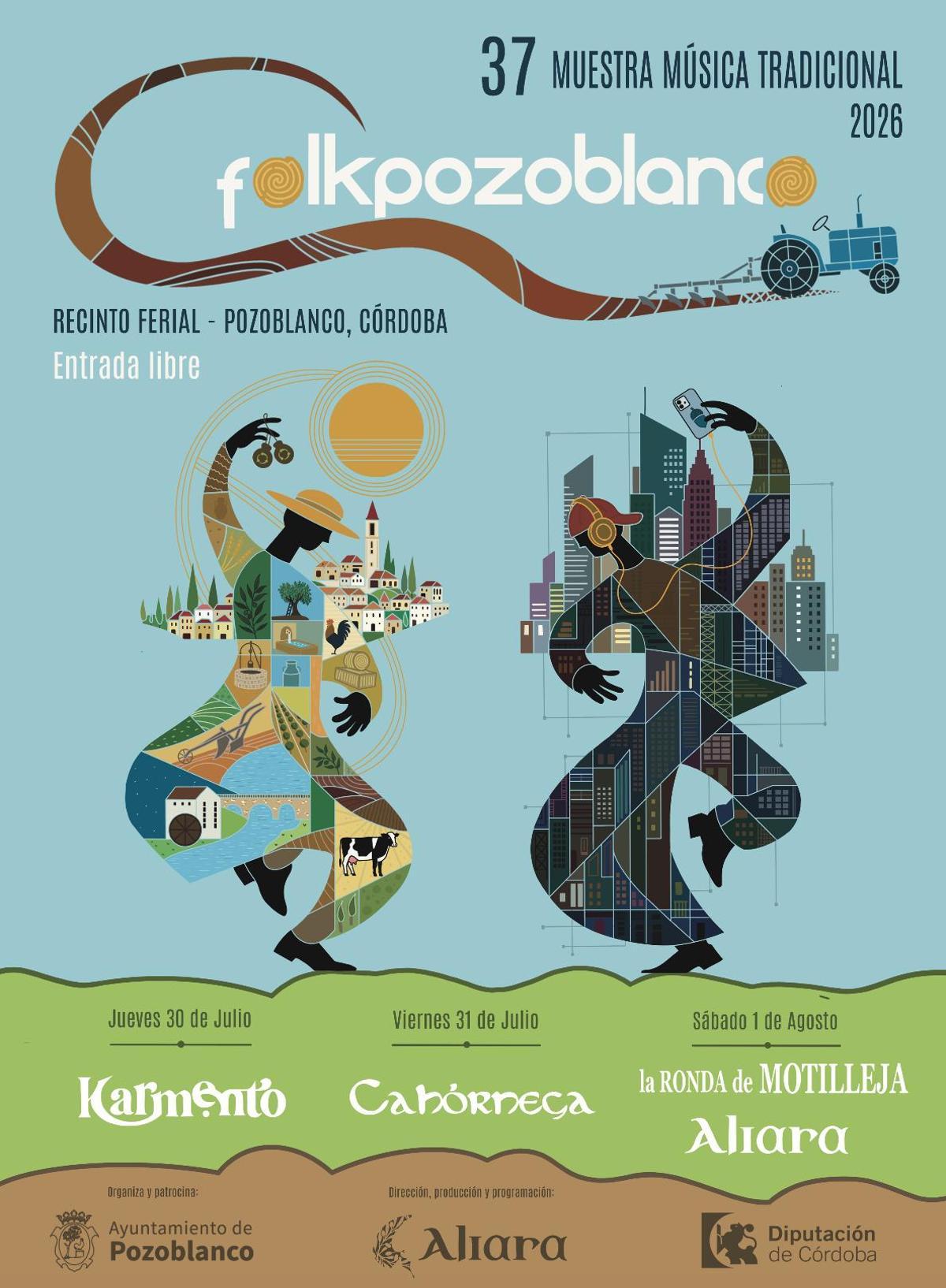 Cartel de FolkPozoblanco