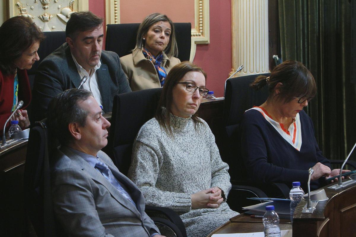 Concejales del PP de Ourense.