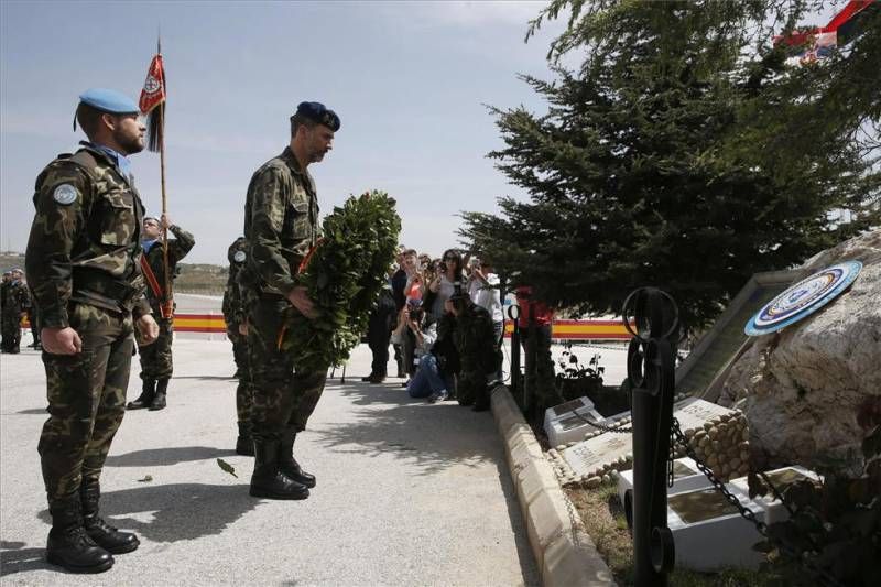 FOTOGALERÍA / Visita del Rey a la base de la Brigada de Cerro Muriano en Líbano