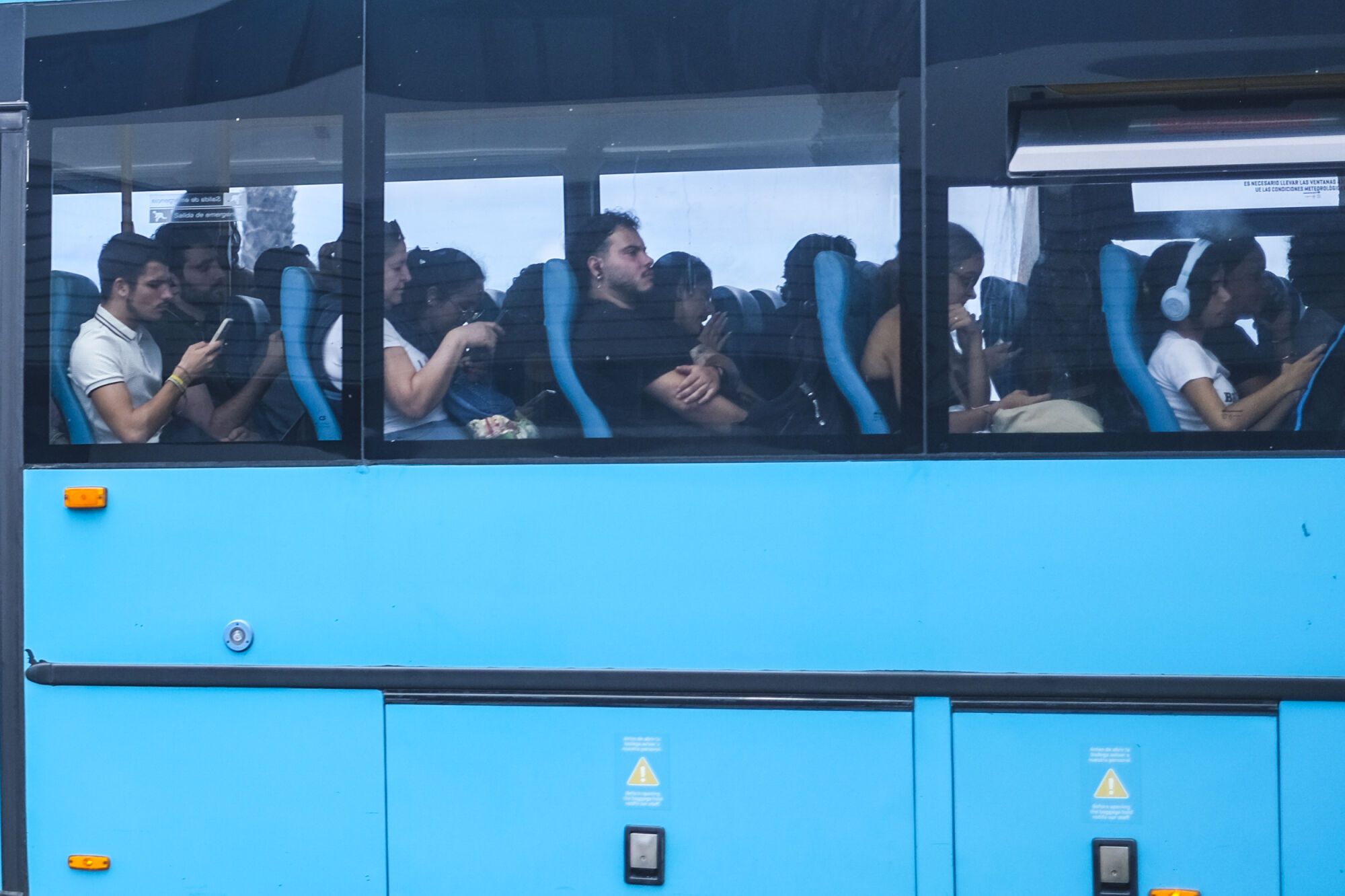 Huelga en las guaguas del transporte público interurbano en Gran Canaria (23/09/25)