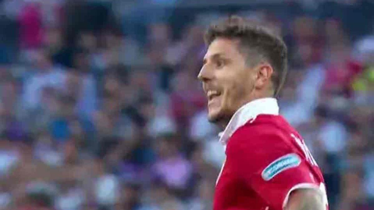 Jovetic marcó para el Sevilla