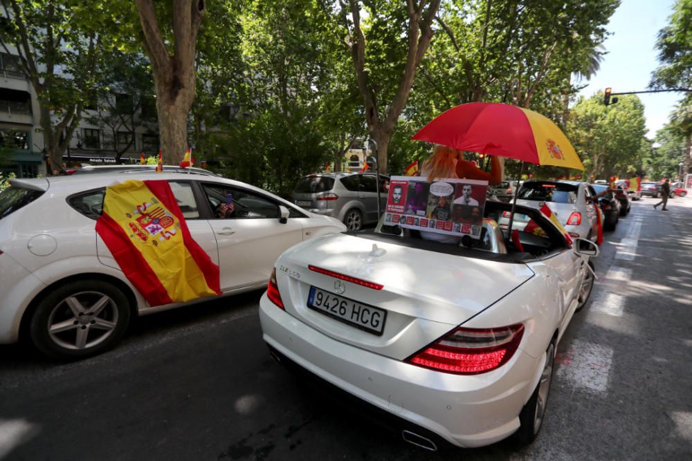 Manifestación contra el Gobierno convocada por Vox en Valencia