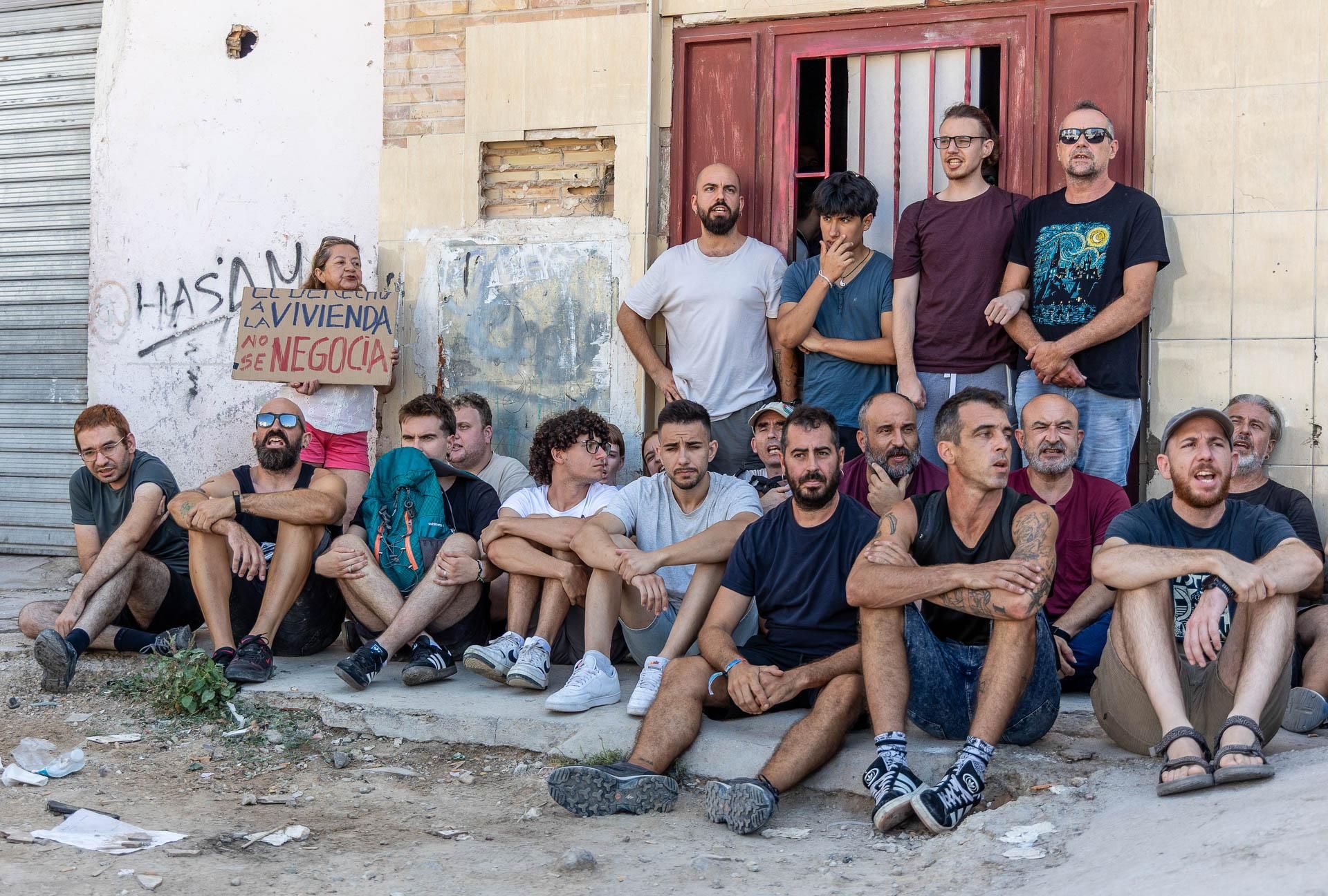 Desahucio en el barrio de Nou Alacant