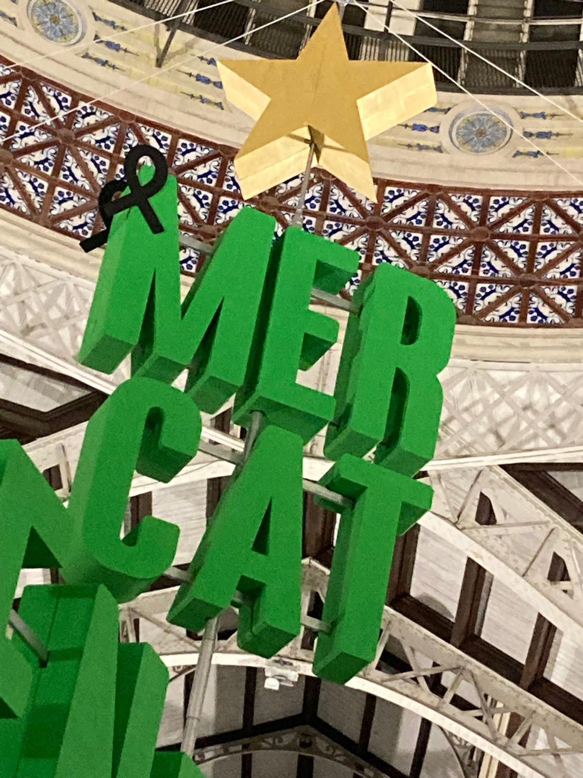 Mercado Central de València poor Navidad.