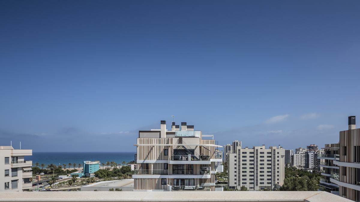 Vistas al mar desde la terraza de San Juan.