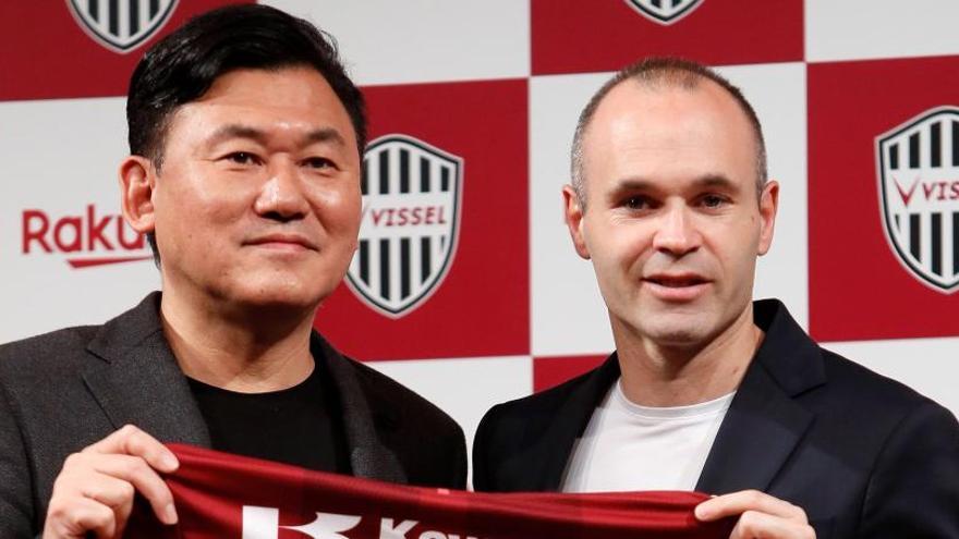 Iniesta juega actualmente en el Vissel Kobe