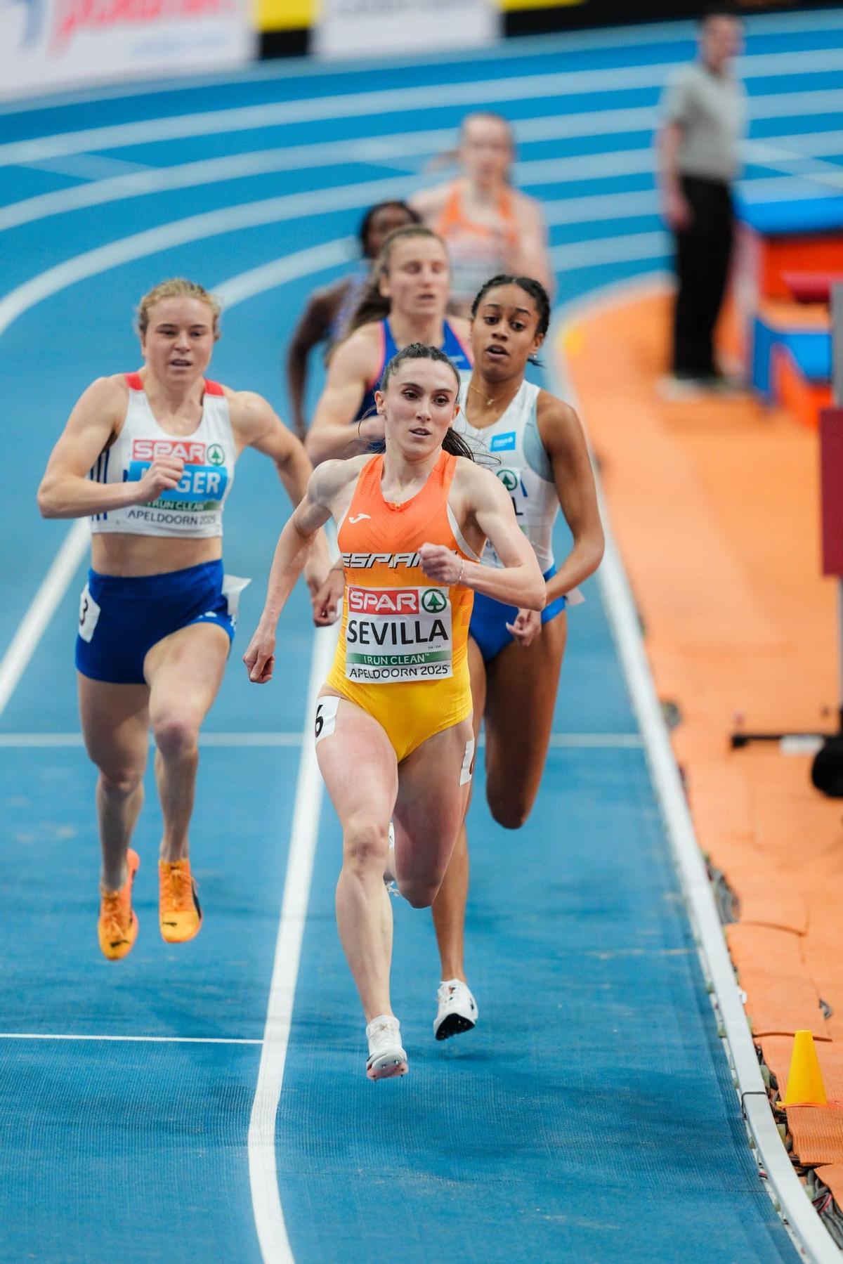 Paula Sevilla, atleta internacional del Facsa Playas de Castellón.