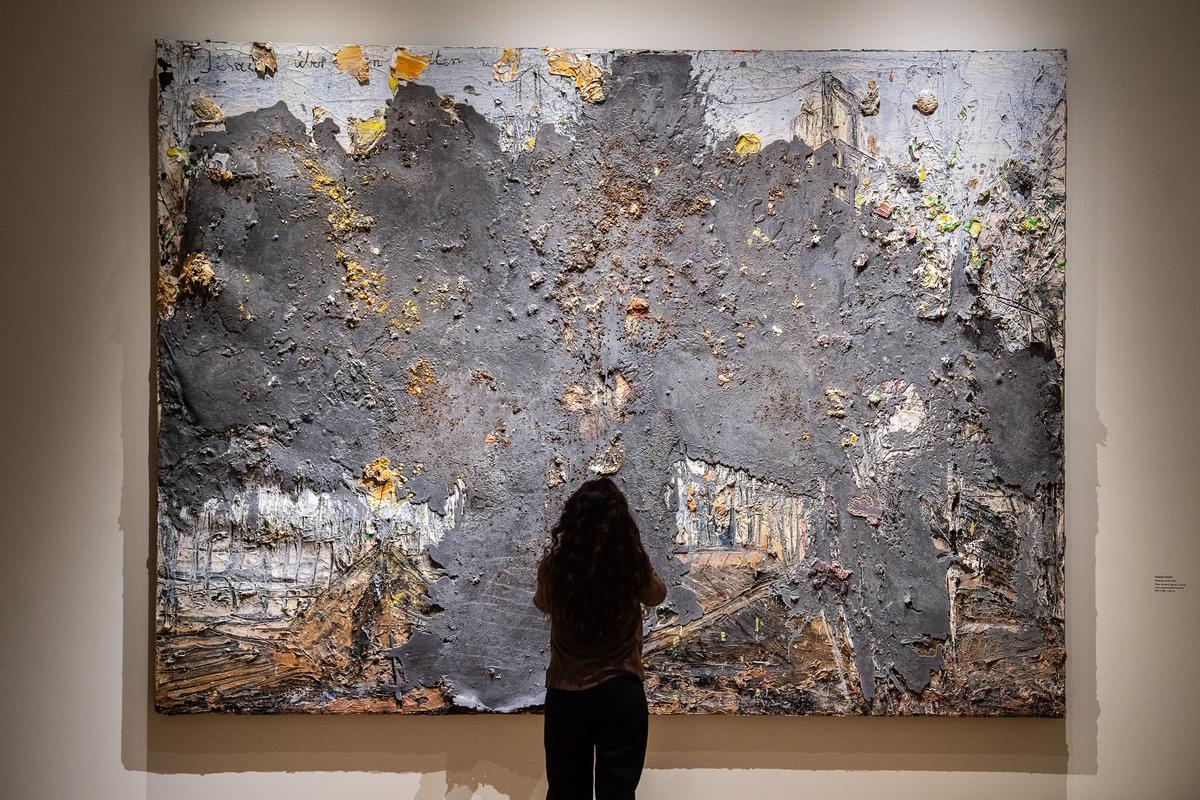 La pieza de grandes dimensiones de Kiefer que se puede contemplar en el CAHH 'Walhalla'.