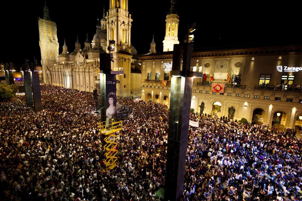 FIESTAS DEL PILAR 2025, PREGON DE FIESTAS Y PLAZA DEL PILAR