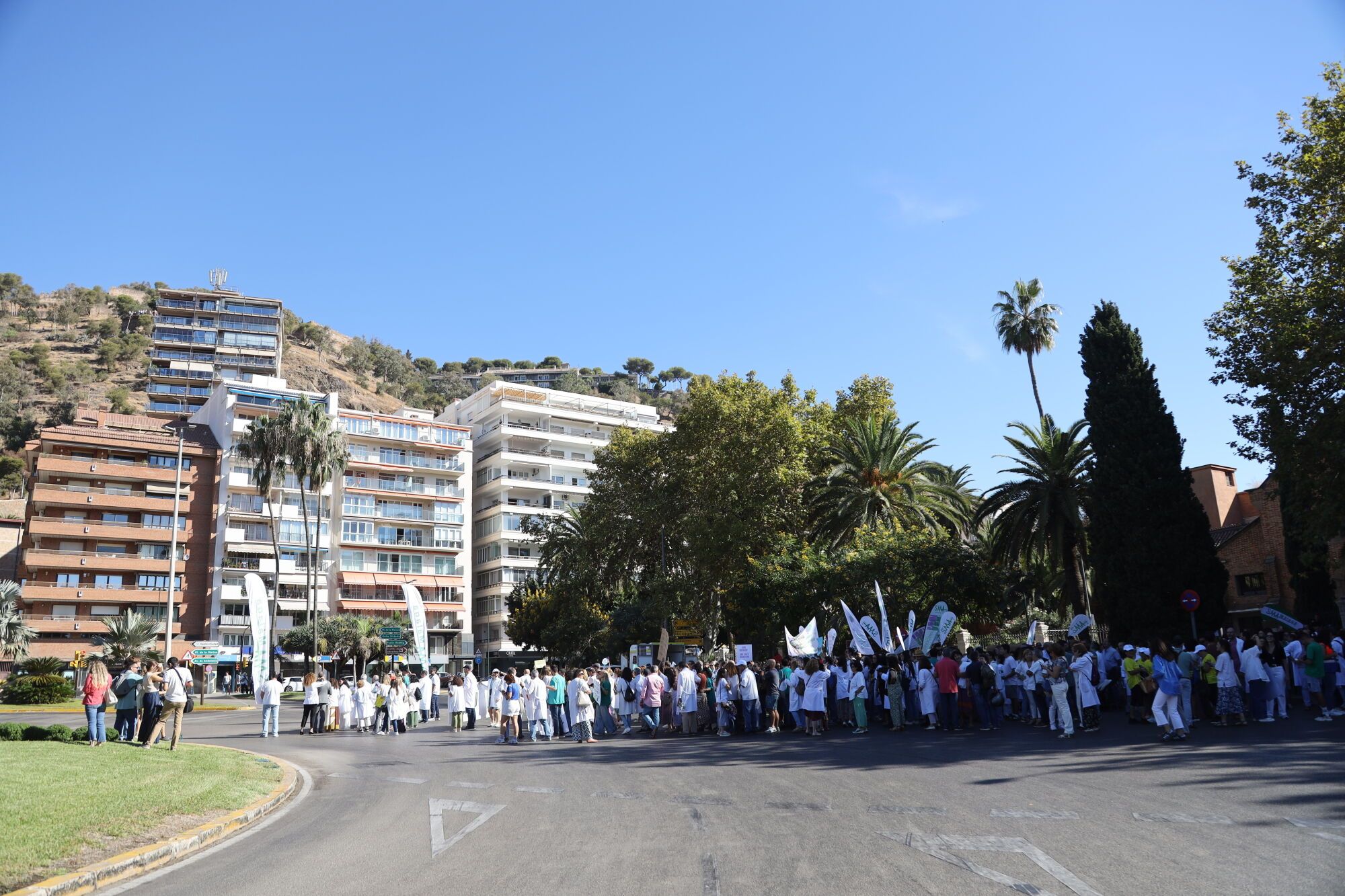 MLG 03-10-2025 Manifestación de la sanidad pública en Málaga.