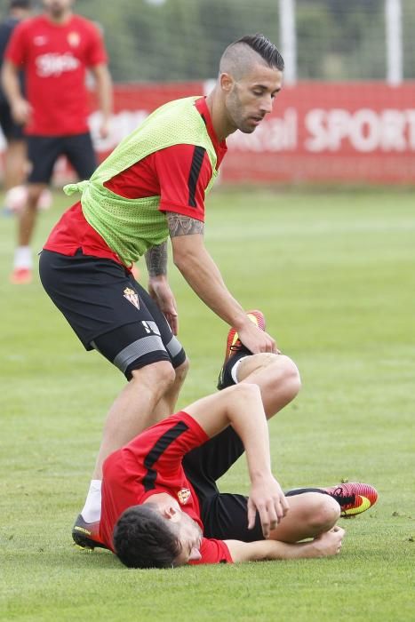 Entrenamiento del Sporting