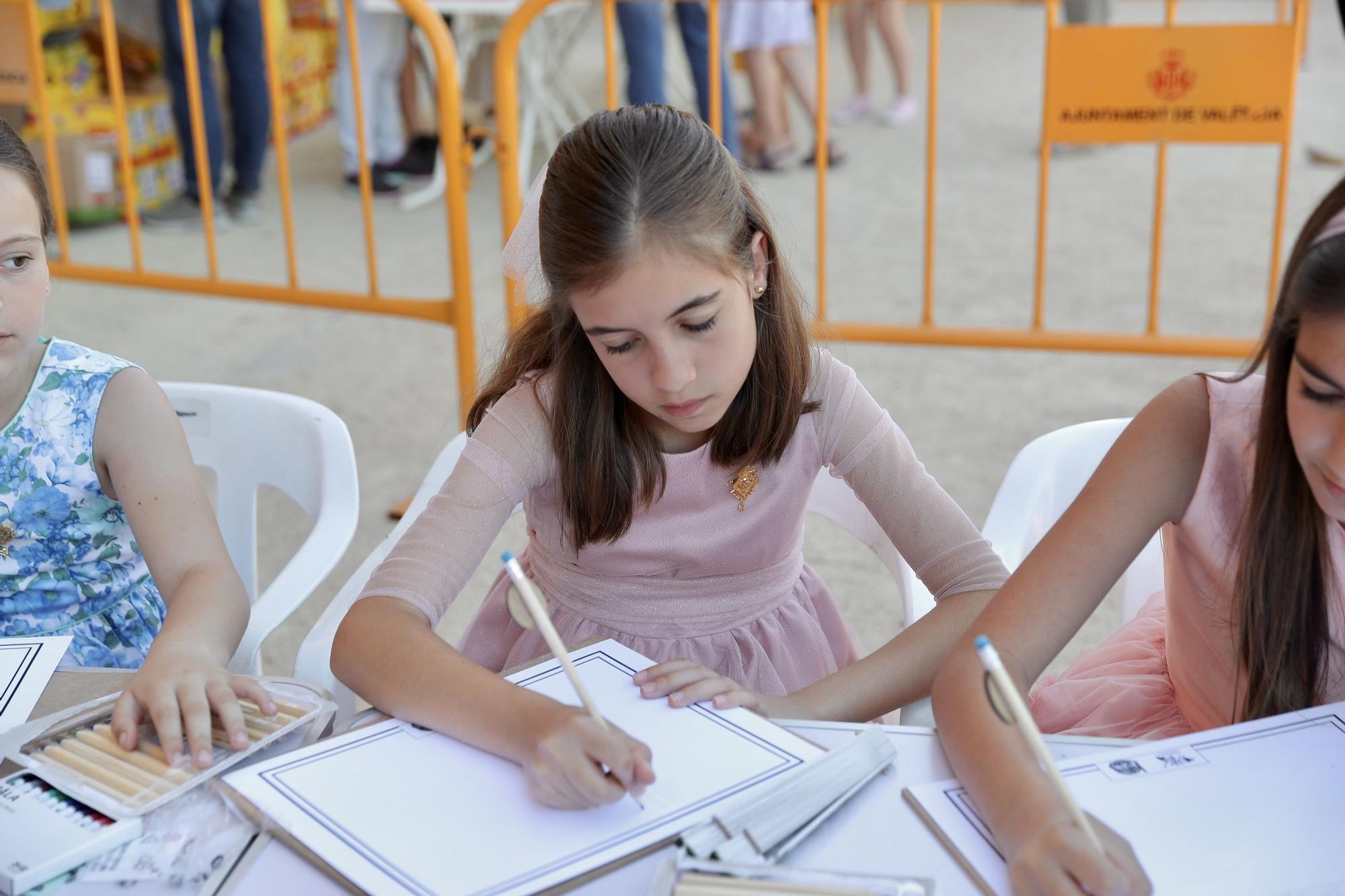 Los falleros infantiles recuperan el concurso de dibujo