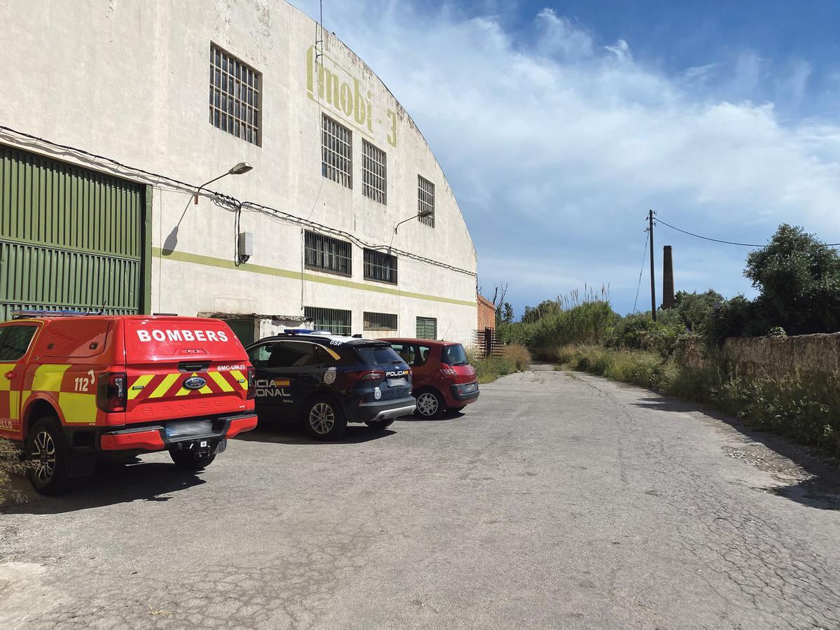 La nave cercana a donde se ha producido el incendio.