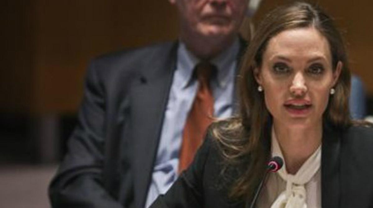 L’actriu nord-americana va comparèixer aquest diumenge davant el Consell de Seguretat de l’ONU.